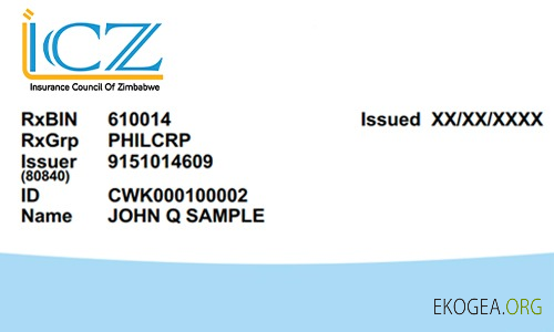 Carte d'assurance maladie du Zimbabwe